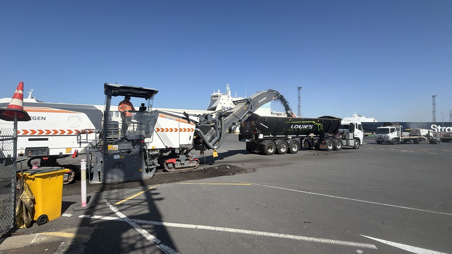 Wirtgen milling operation